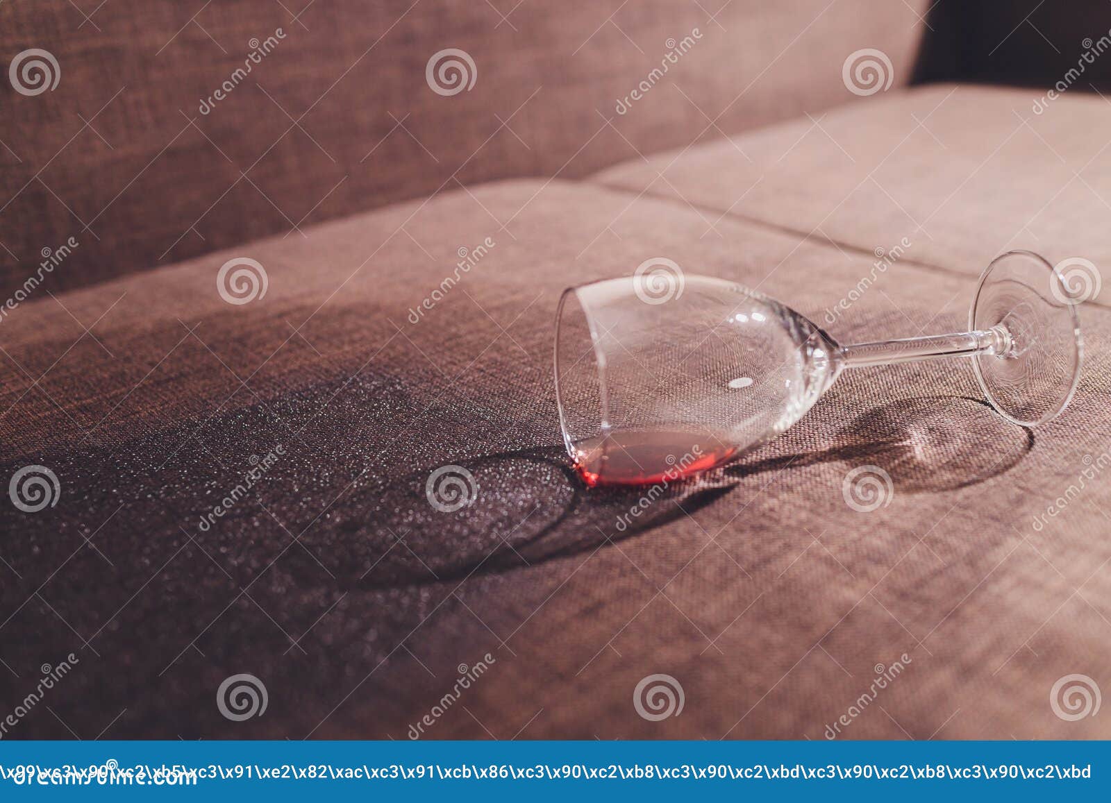 Red Wine Spilled On A Brown Couch Sofa Stock Image Image Of Beverage Couch 170127917