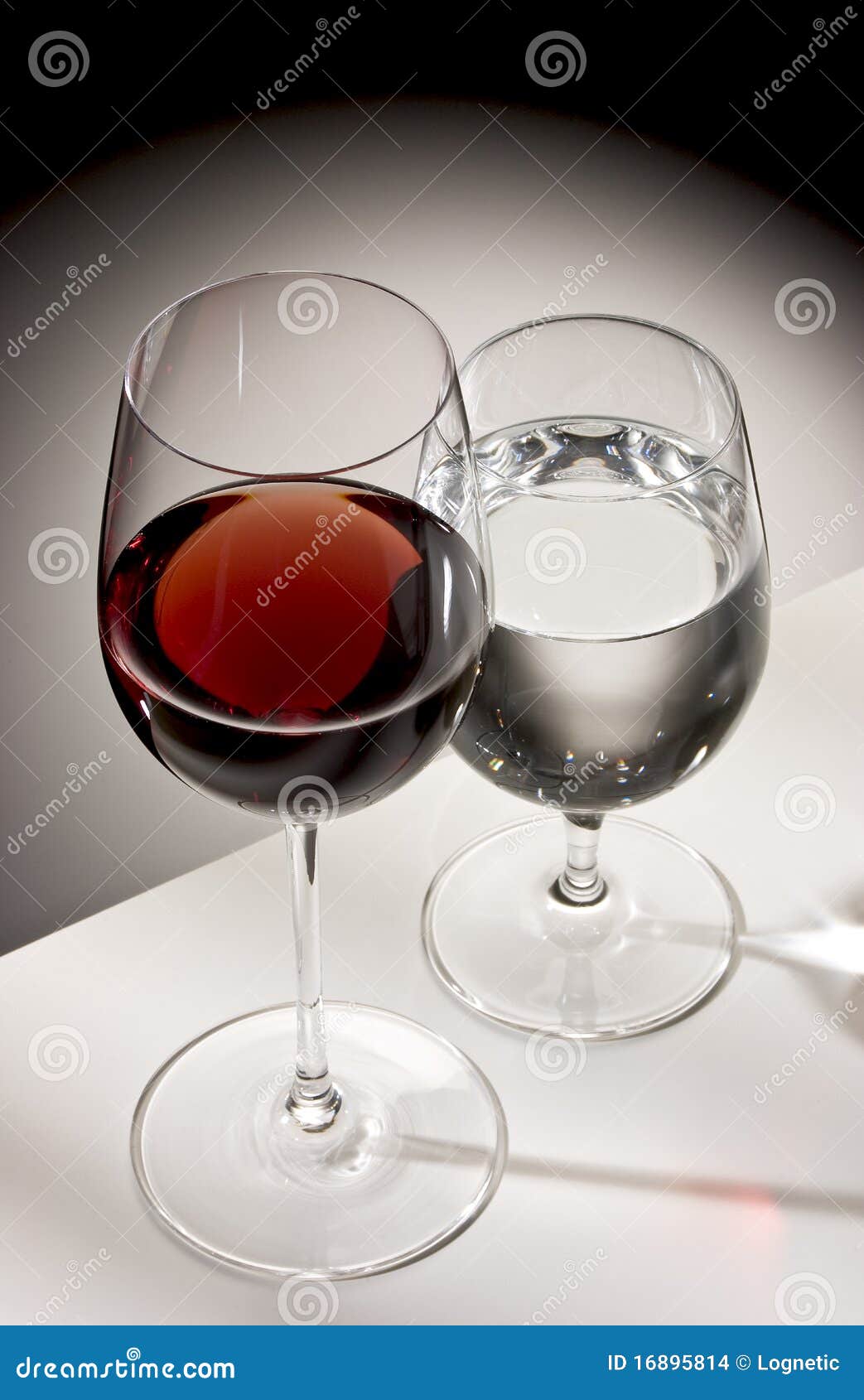 Red wine and water stock photo. Image of enjoyment, celebration 16895814