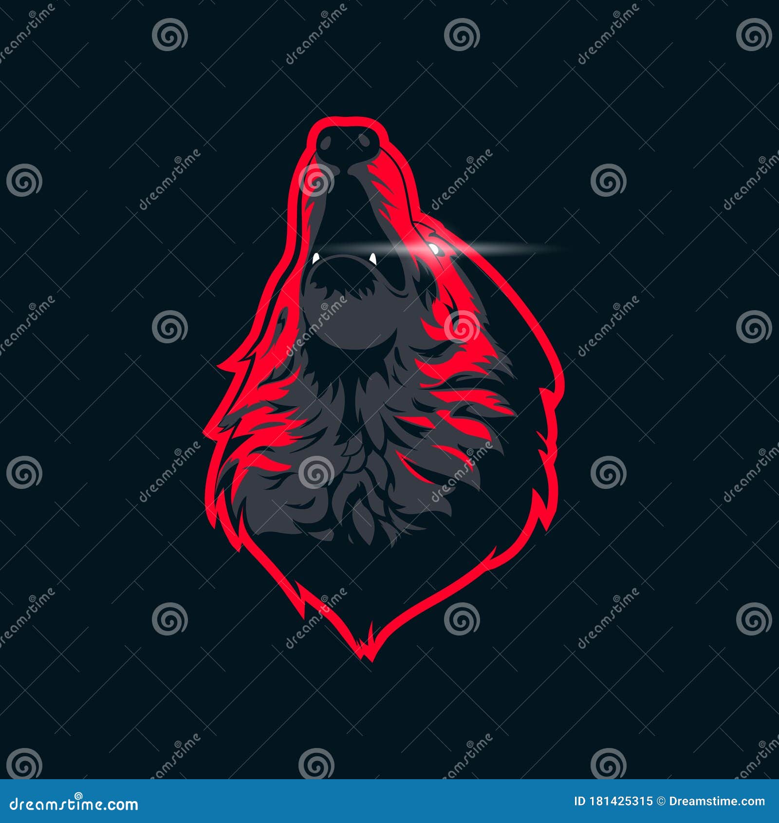 Redwolf Logo Red Badge | Badges Online | Redwolf