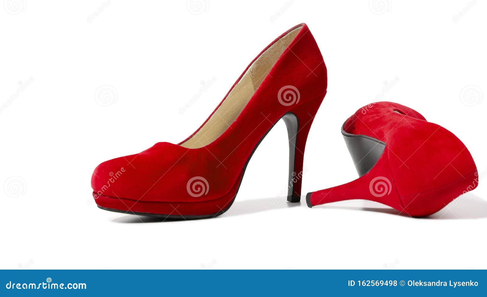 Bright red sexy high heel slippers - Super X Studio
