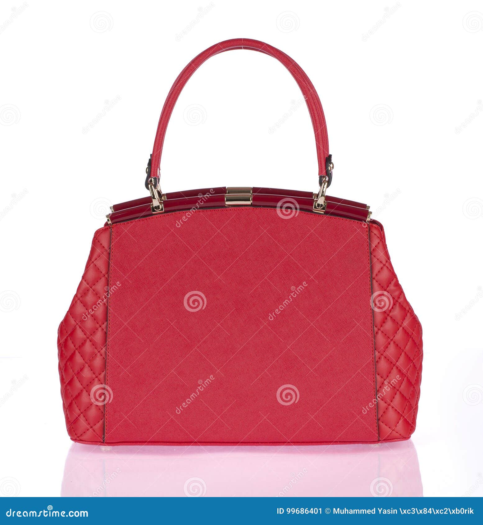 Red woman leather handbag stock image. Image of dark - 99686401