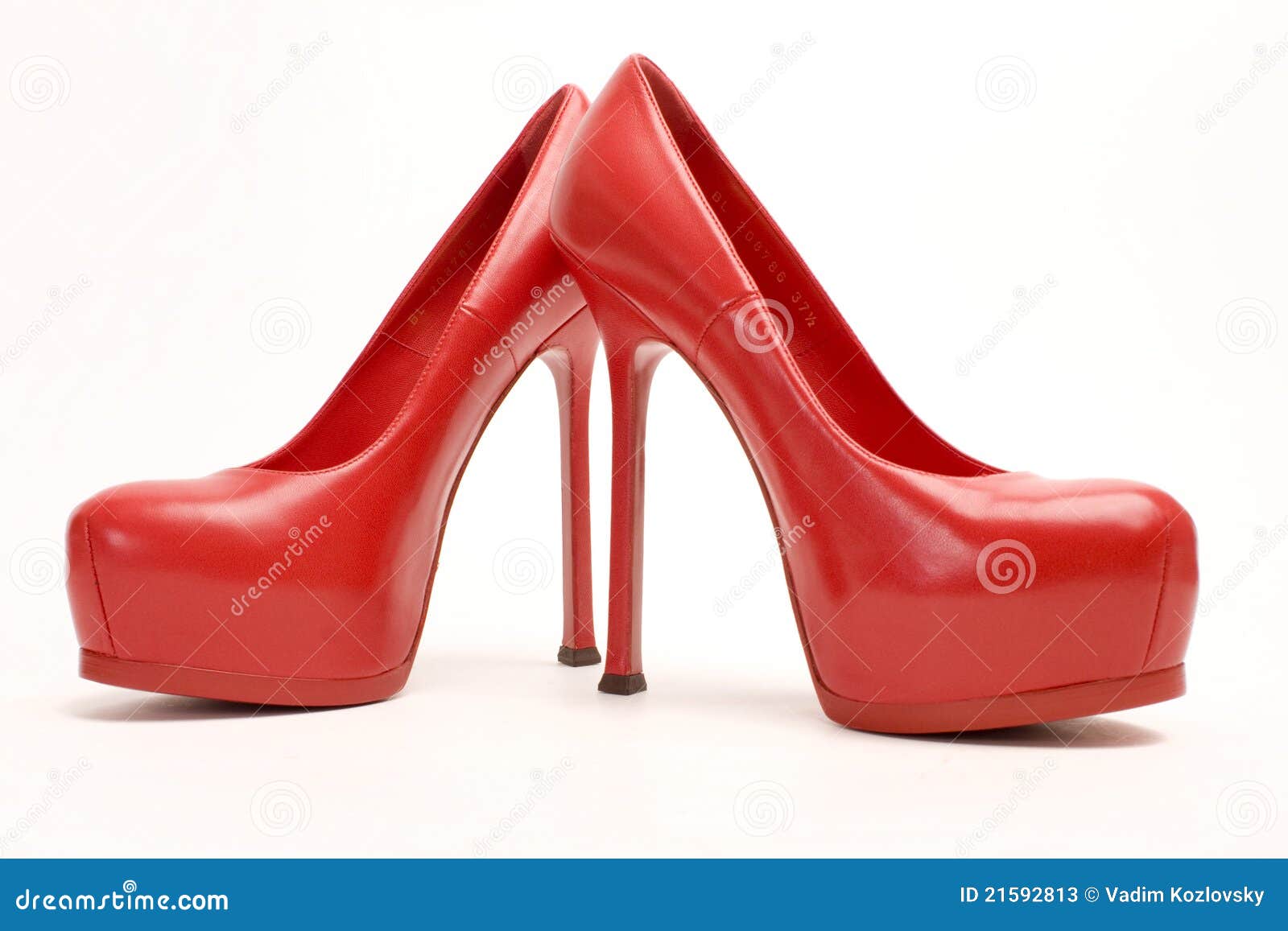 Red woman shoes stock image. Image of marriage, footwear - 21592813