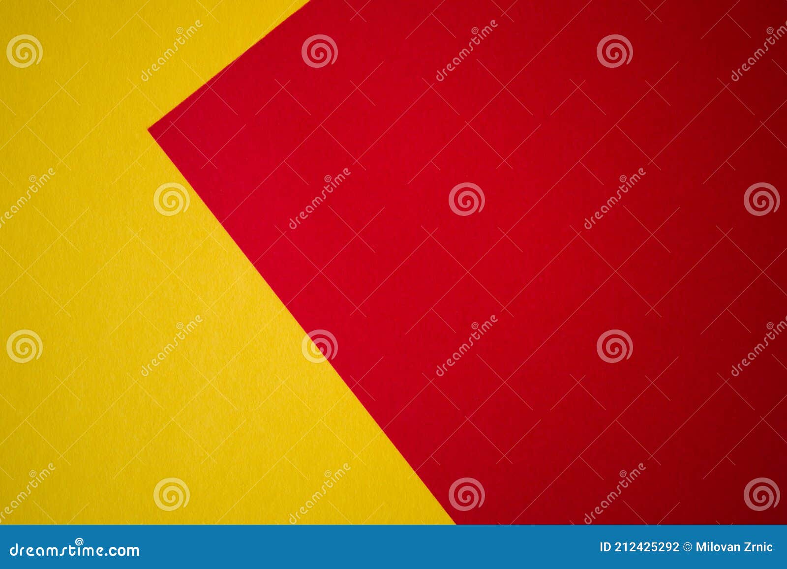 Red and Yellow Abstract Colored Paper Background, Template, Greeting