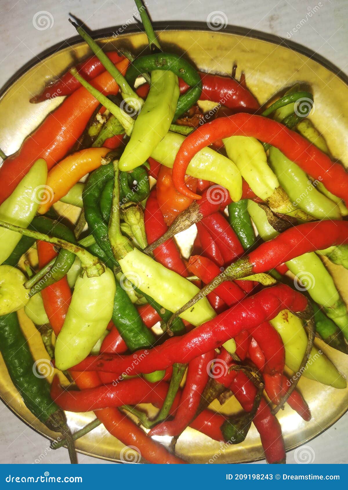 Red Yellow Green Chili Spaicy Stock Image Image of spciy, chili