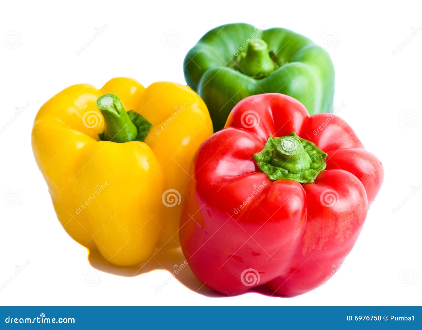red, yellow, green sweet paprica pepper