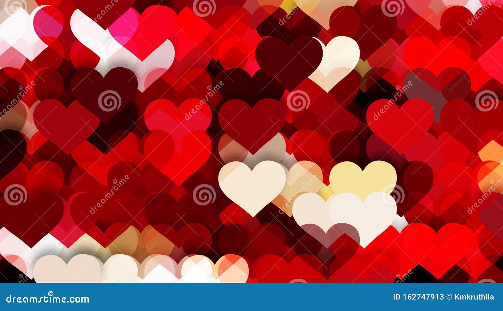 Red and Yellow Heart Background Stock Vector Illustration of amour