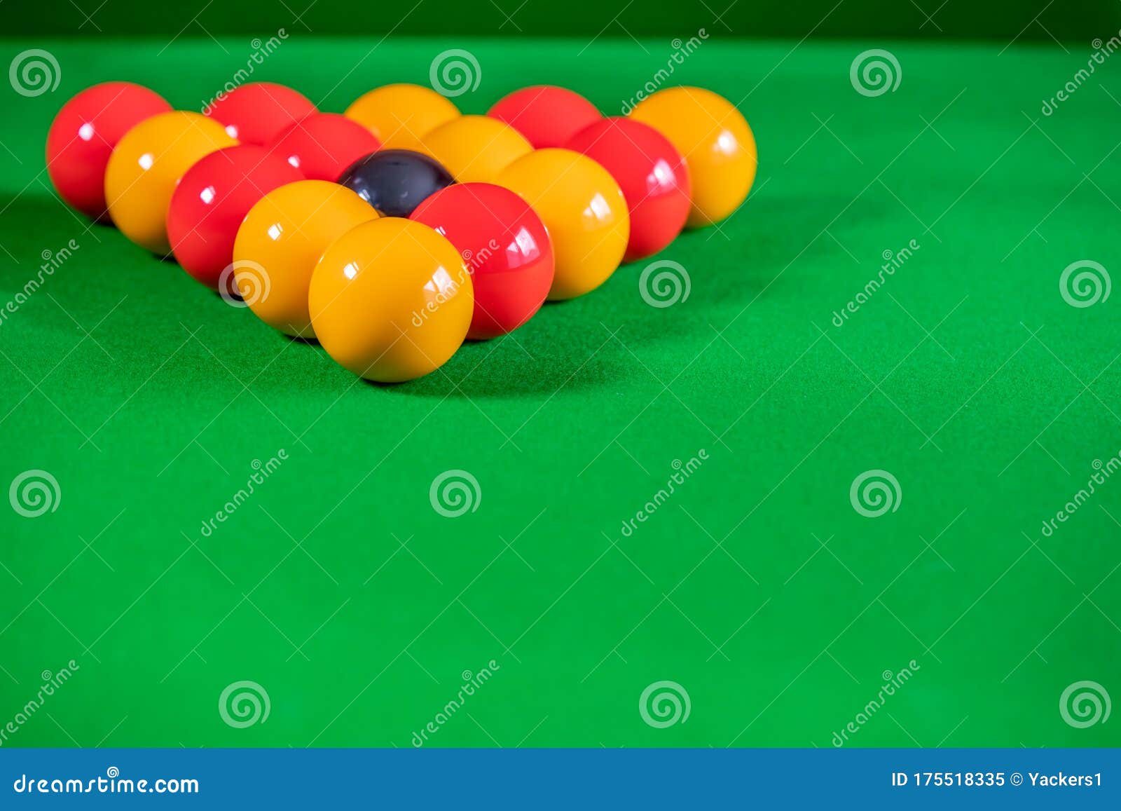 PowerGlide Pool Balls in Red and Yellow