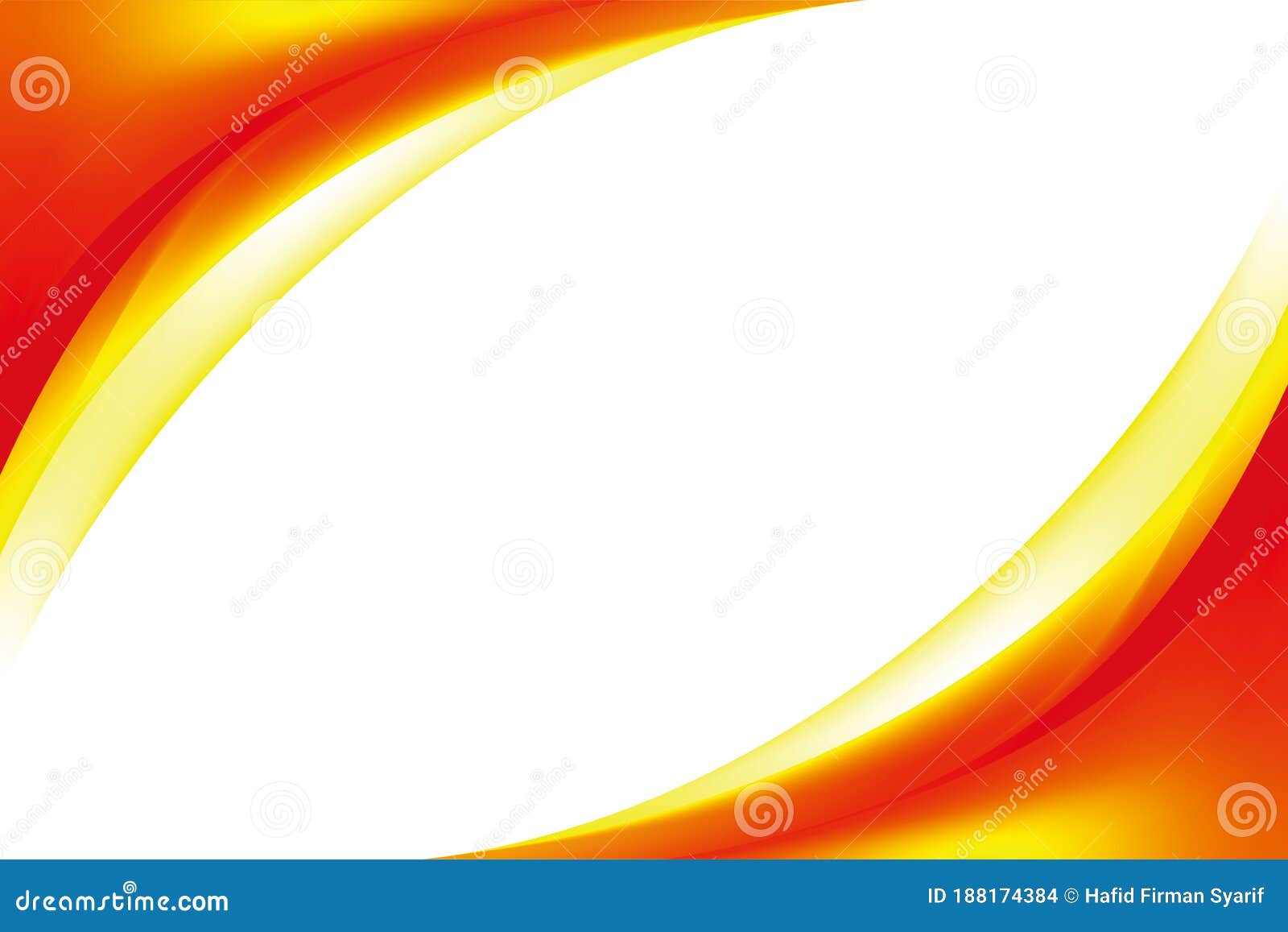 Red Yellow Wavy Background Template Vector Stock Vector - Illustration of  flowing, digital: 188174384