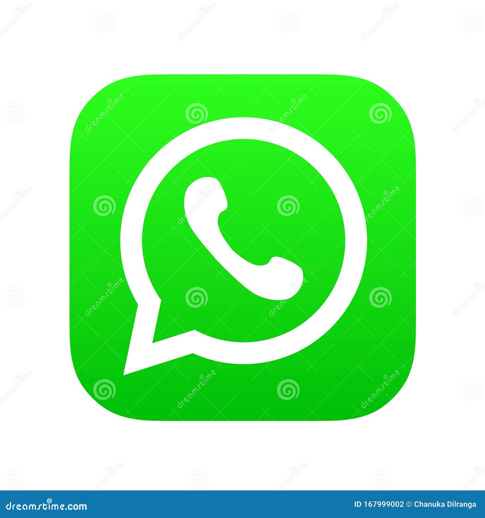 Redactionele Animatie Pictogram Van Het Whatsapp Logo Whatsapp Is De