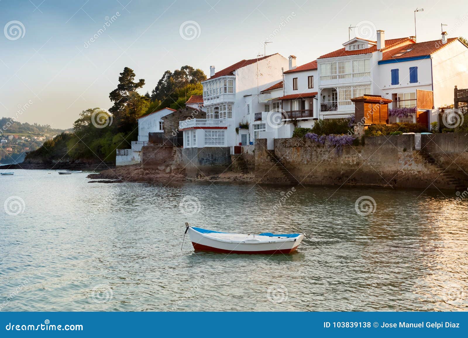 redes: fishing village of spain attached to the sea