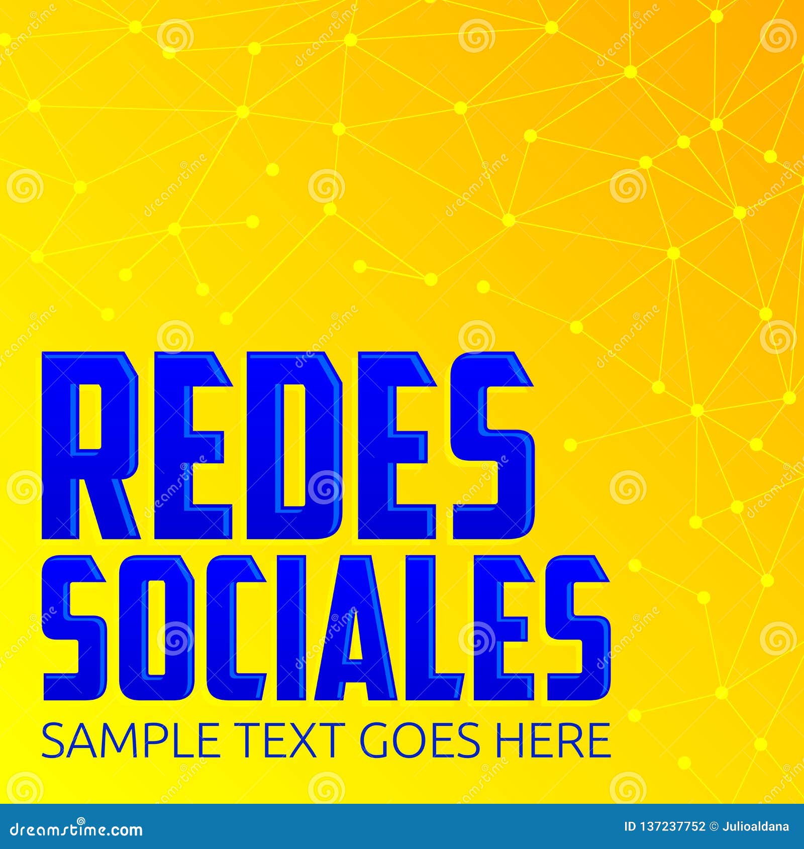 redes sociales, social networks spanish text