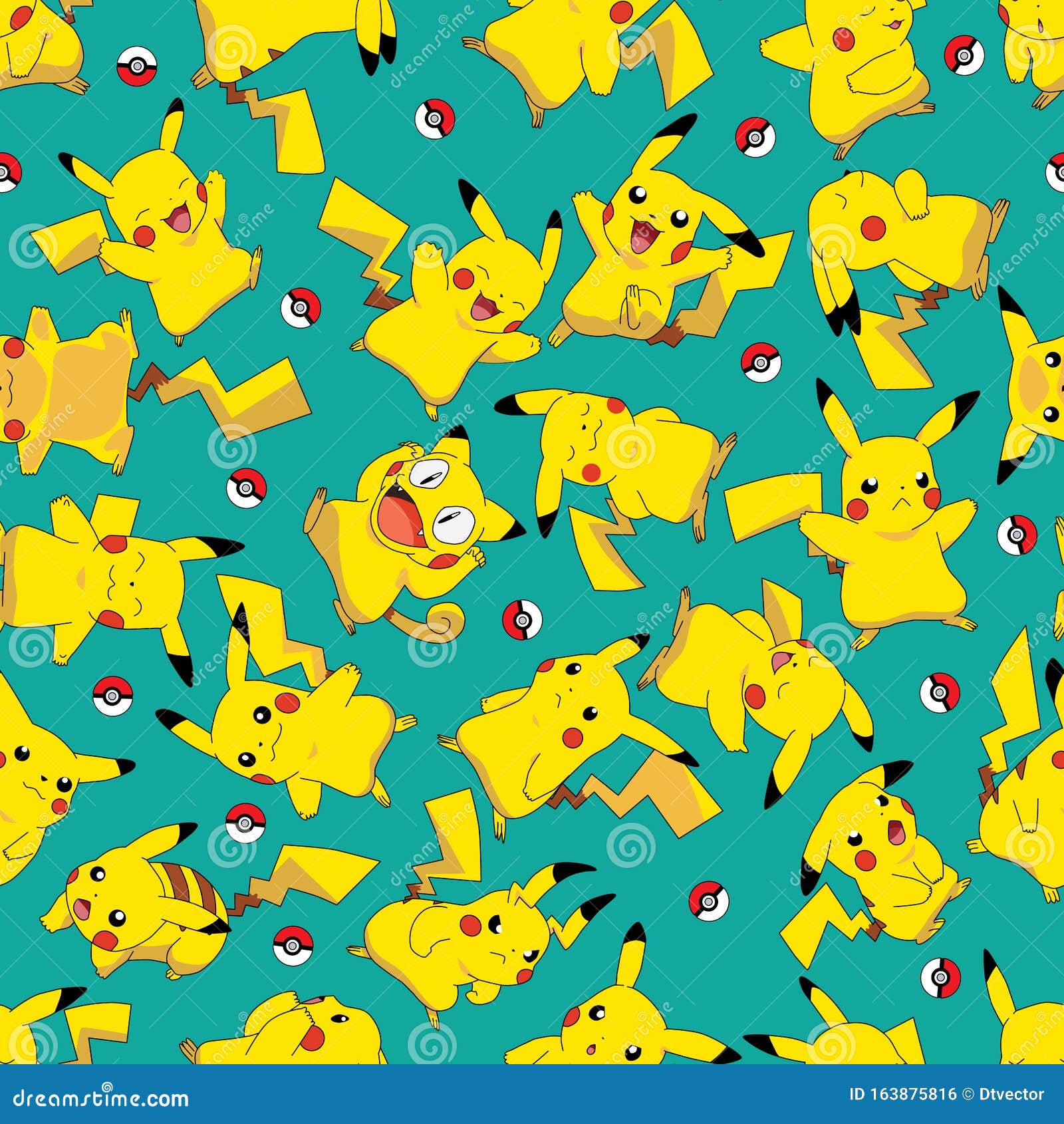 Redesenhar O Novo Desenho Pokemon Pikachu Conjunto De Coloração