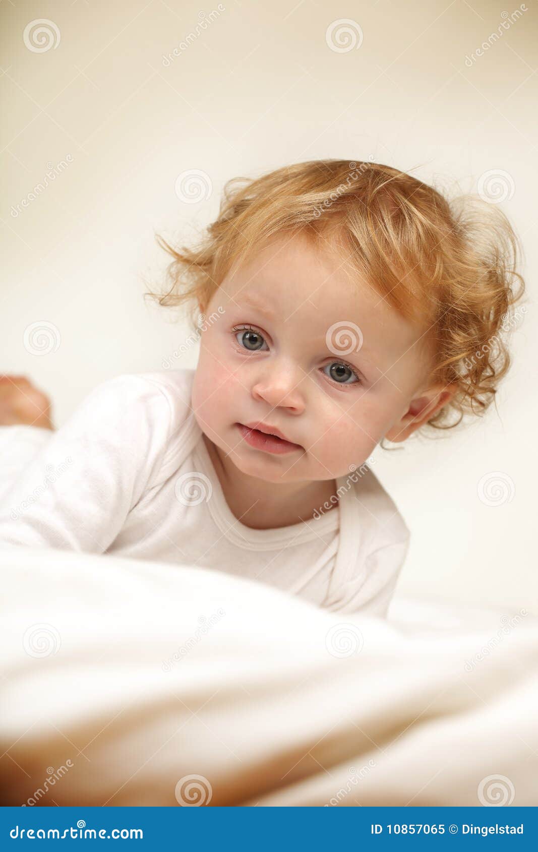 Redhead baby girl stock image. Image of expression, happy 10857065