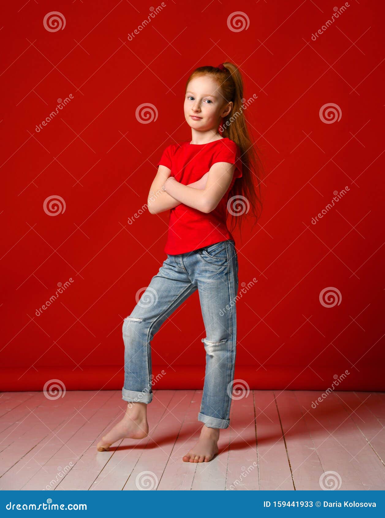 girls red tank top