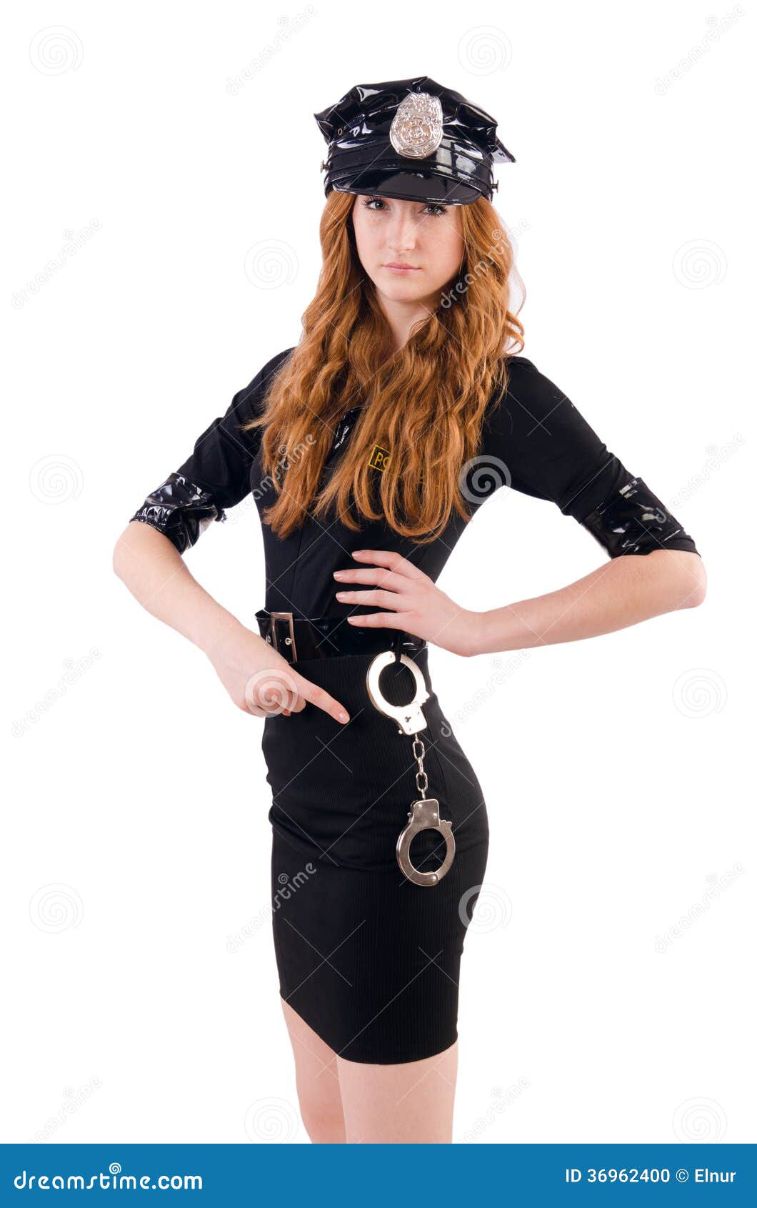 Redhead police officer stock photo ...