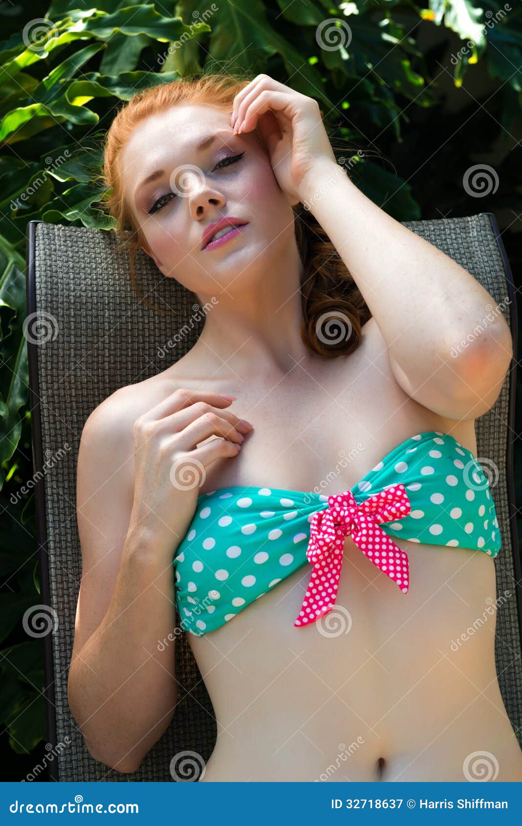 Busty Redhead Bikini