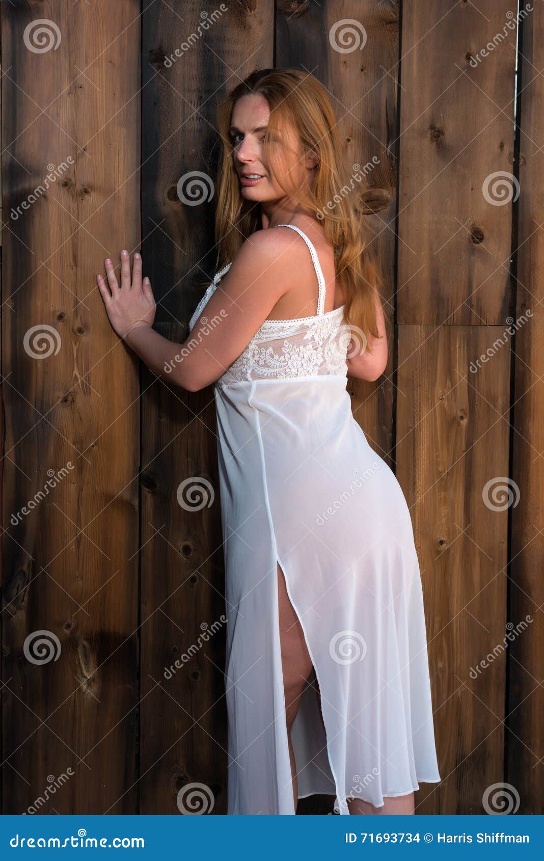 Sheer Nightgown Stock Photos image