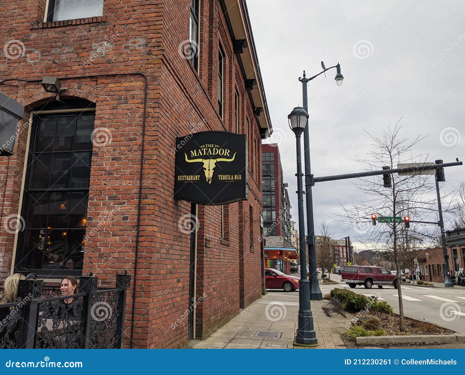 Redmond, WA USA - Circa March 2021: Street View of the Matador Mexican ...