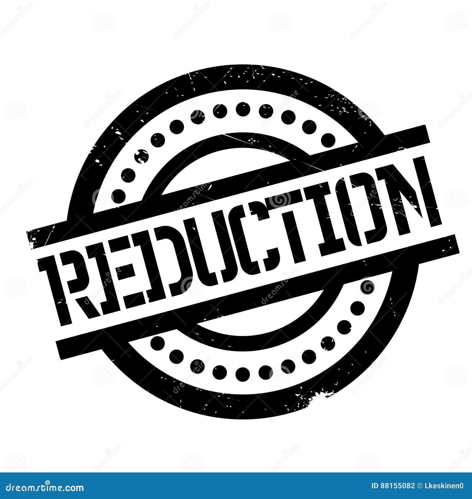reduction rubber stamp