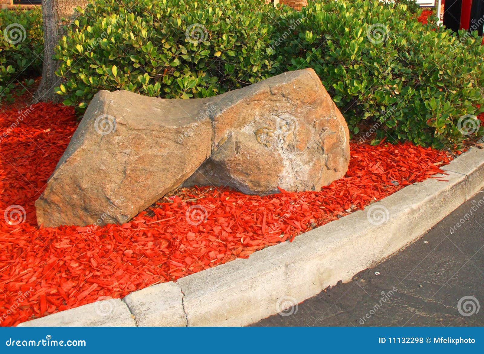 Redwood Mulch stock photo. Image of rock, nature, mulch 11132298