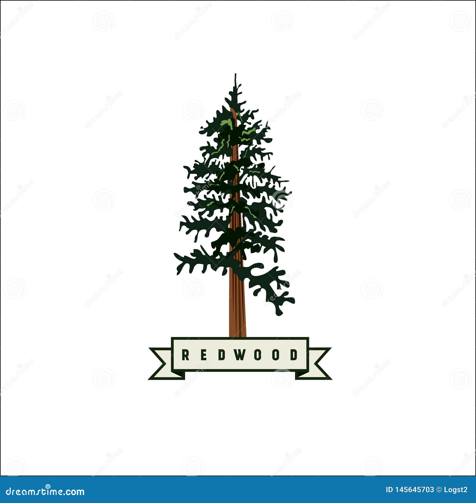 redwood  logo.  redwood icon