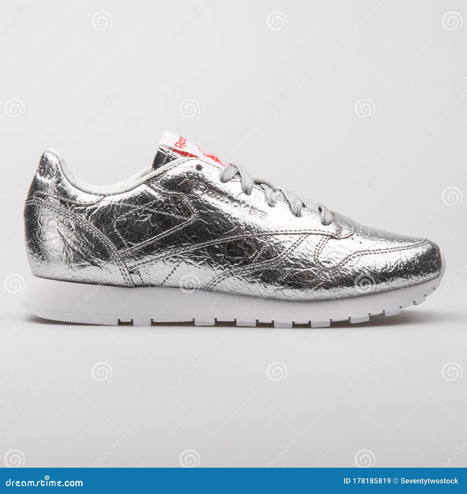 bule underordnet råd Reebok Classic Leather HD Silver Sneaker Editorial Stock Image - Image of  equipment, casual: 178185819