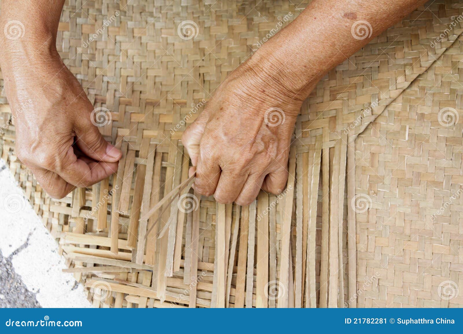 Reed Mat stock image. Image of woman, craft, hand, floor - 21782281