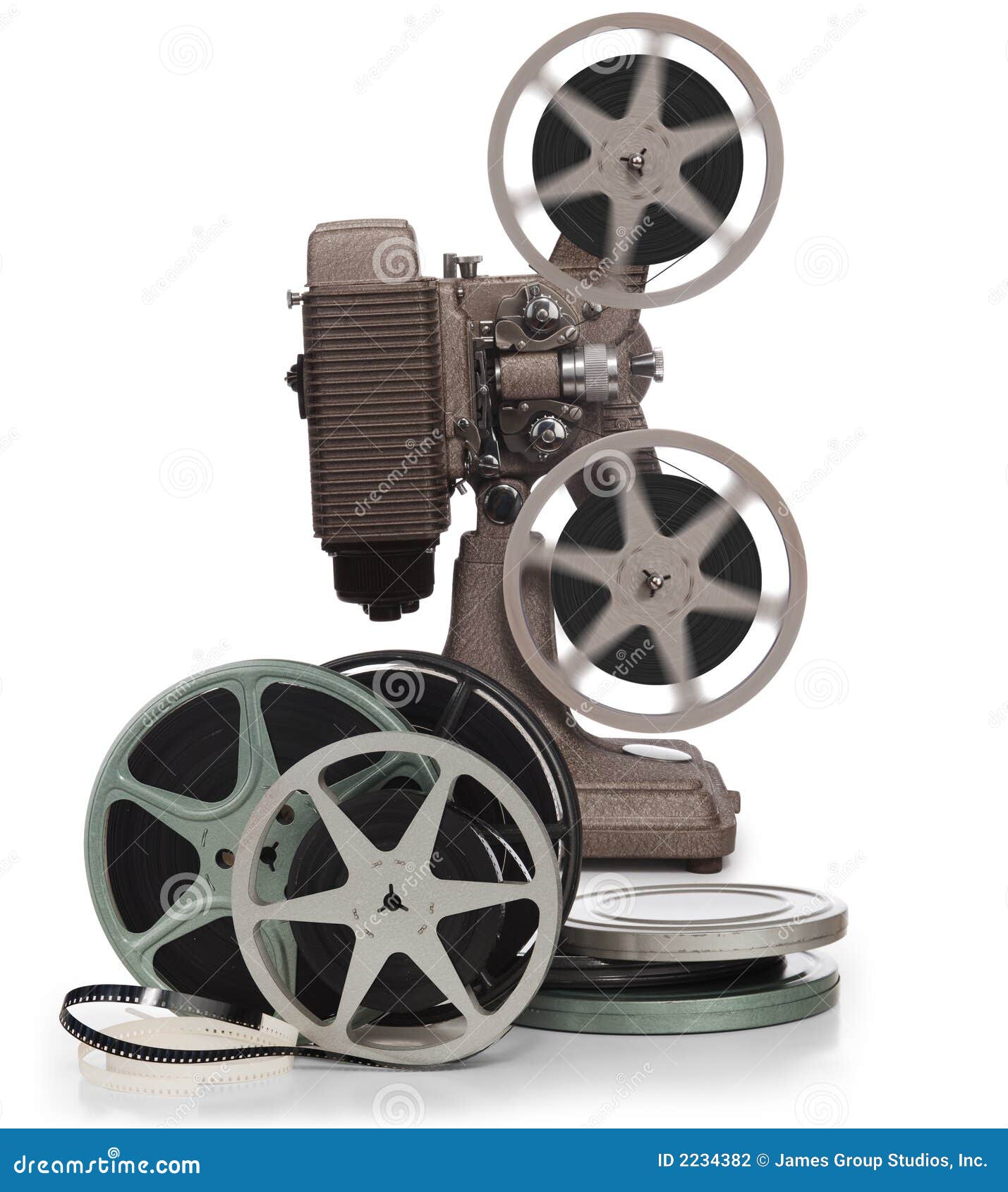 Reels and projector stock photo. Image of directing, movie - 2234382