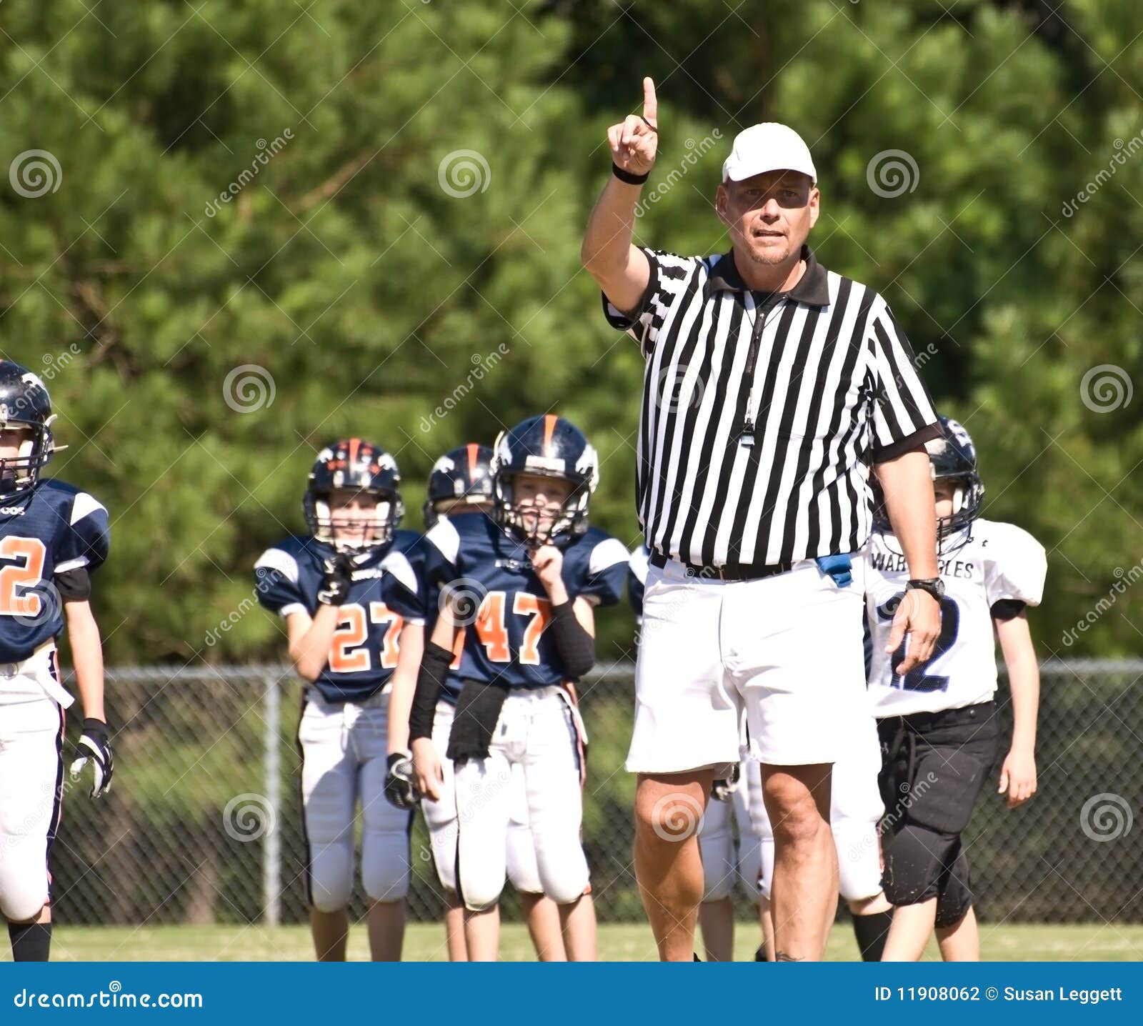Referee Calling a Play editorial photography. Image of american 11908062