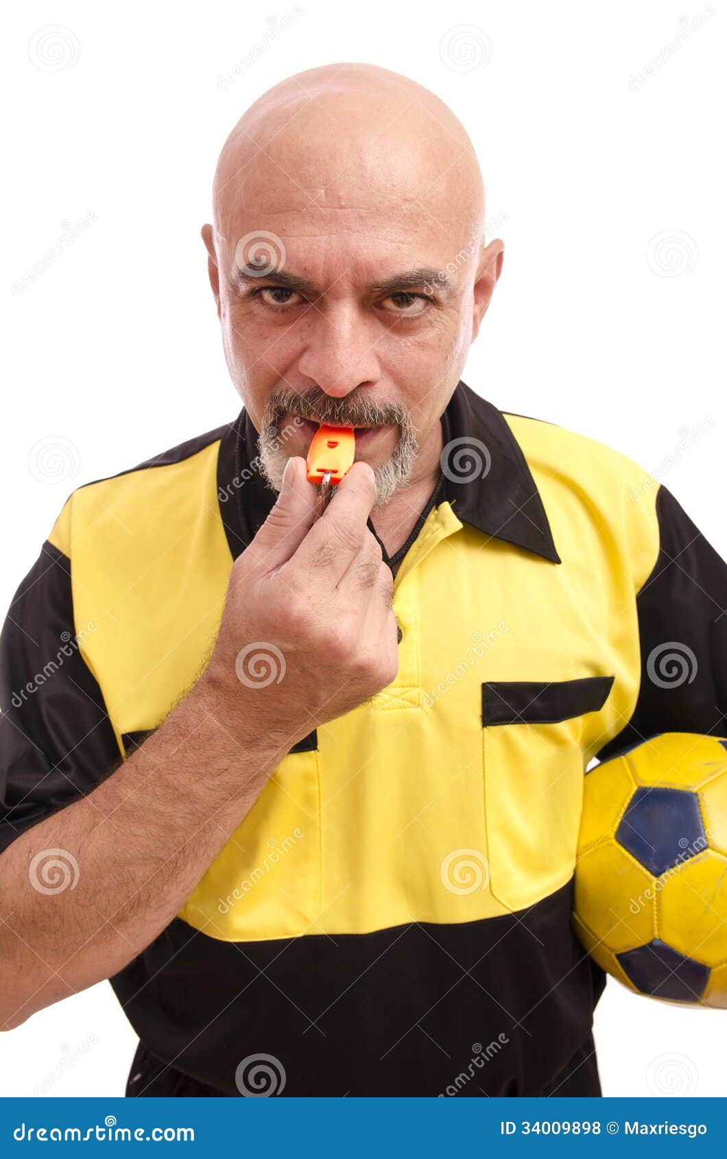 Referee face stock photo. Image of male, referee, background 34009898