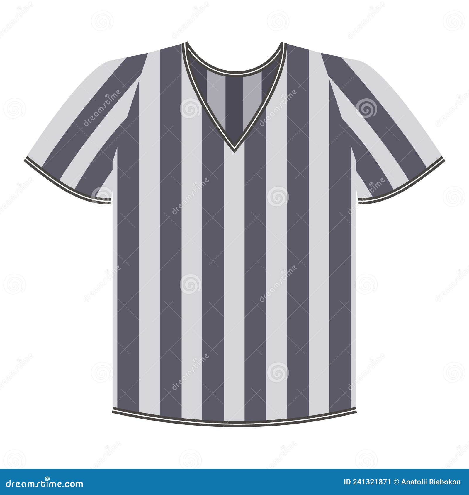 Referee Shirt Icon Cartoon Vector. Basketball Equipment Stock Vector ...