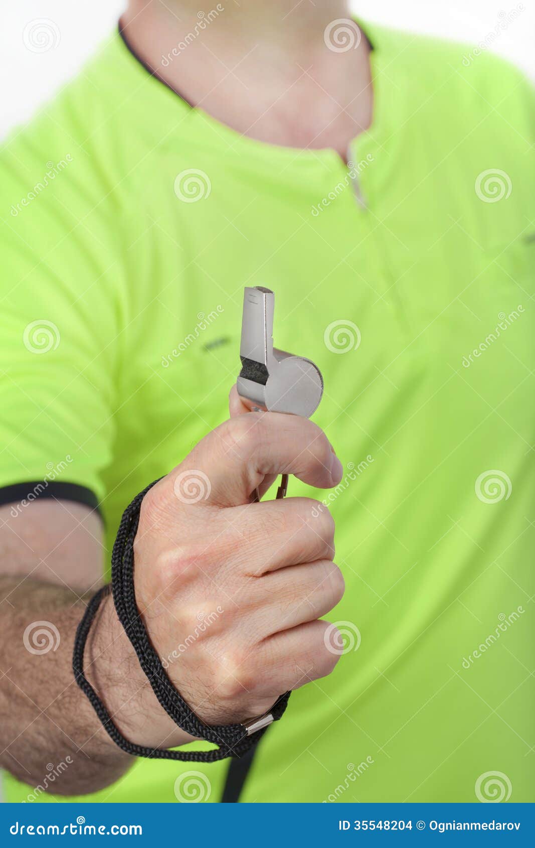 Referee Whistle stock photo. Image of sportsman, referee 35548204