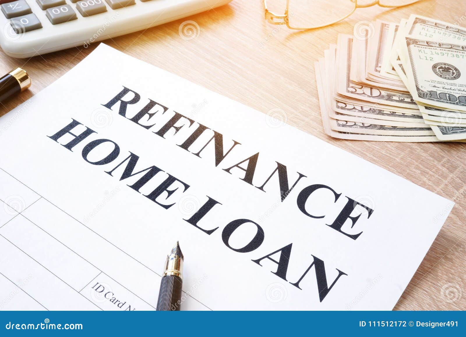 refinance home loan application.