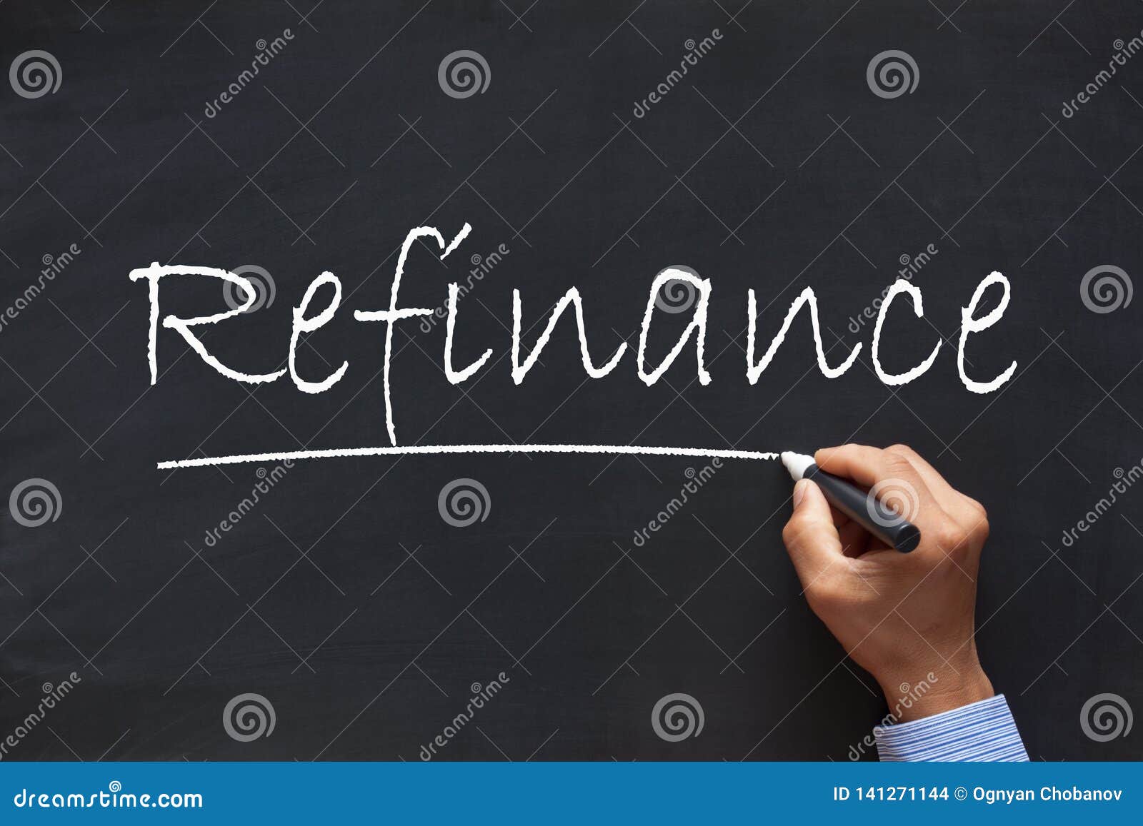 refinance message concept