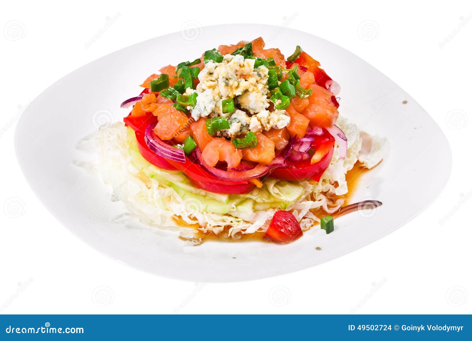 Refined salad stock photo. Image of exquisite, eating 49502724