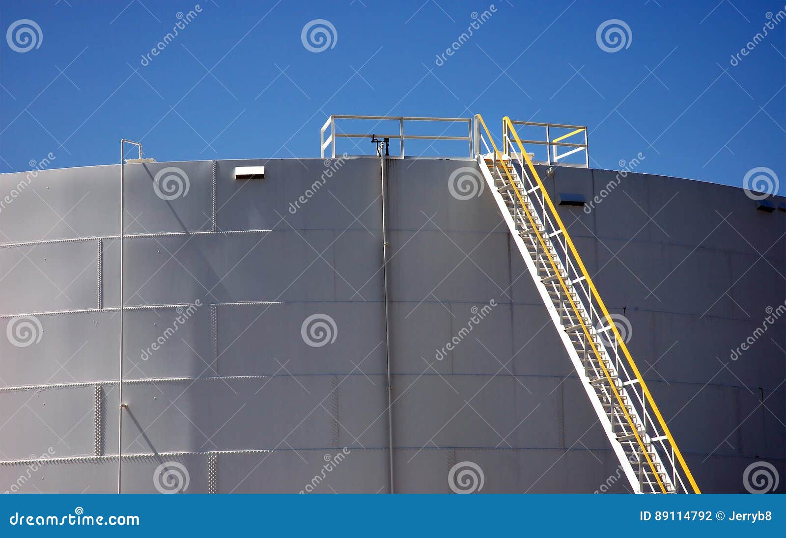 Refinery Ladder Under Evil Sky Royalty-Free Stock Image | CartoonDealer ...