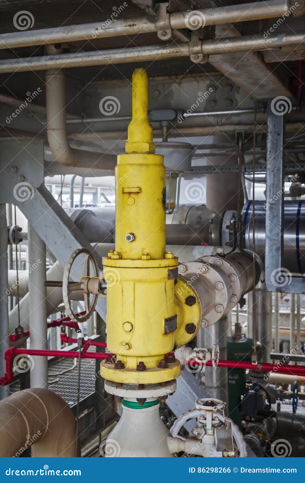 refinery pressure relief valve for over pressure protection