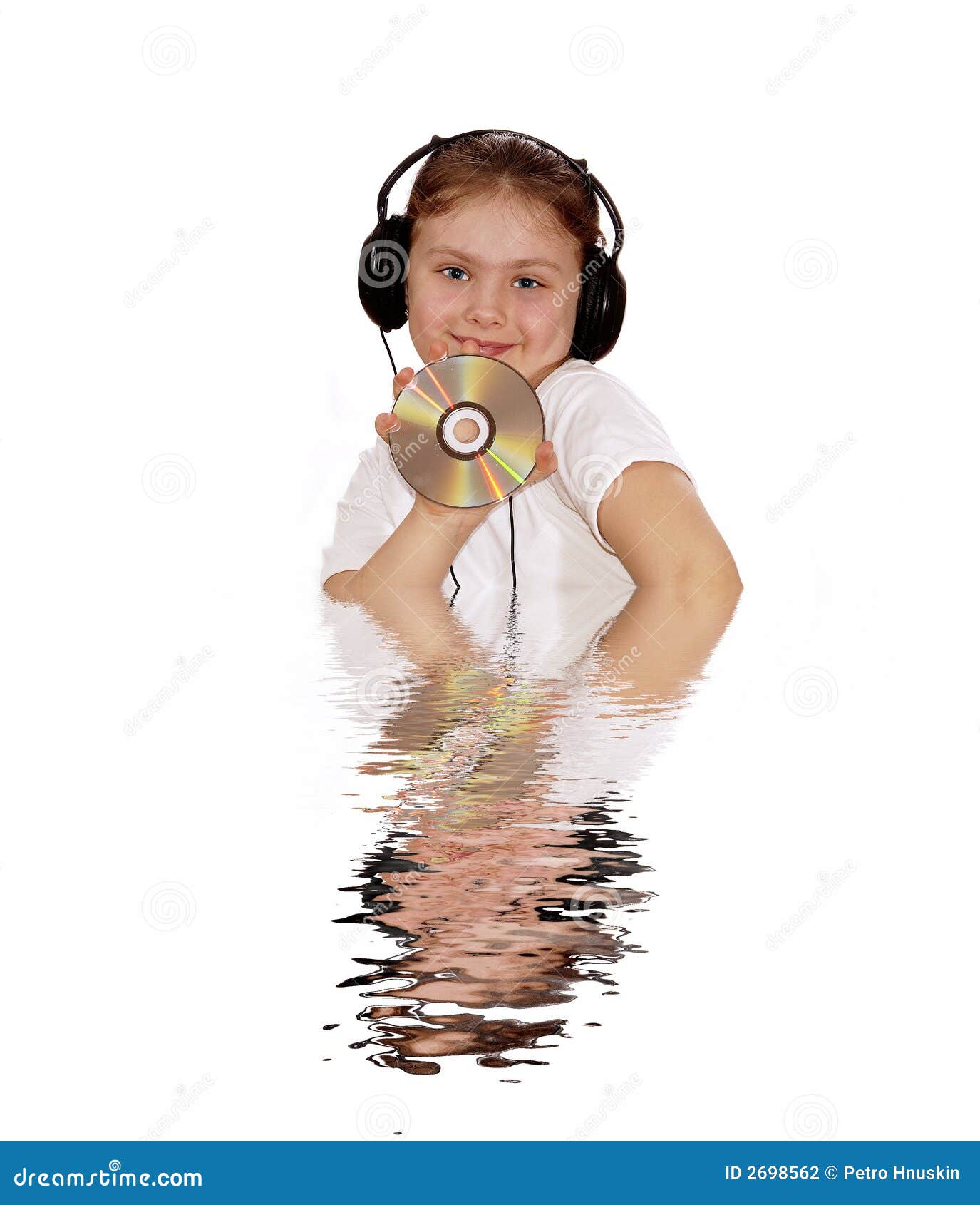 Reflection of the girl stock photo. Image of background 2698562