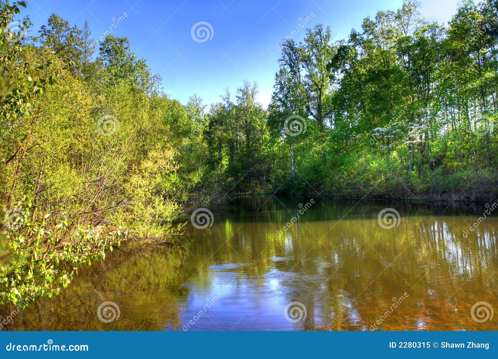Reflection of a lake stock image. Image of reflective - 2280315