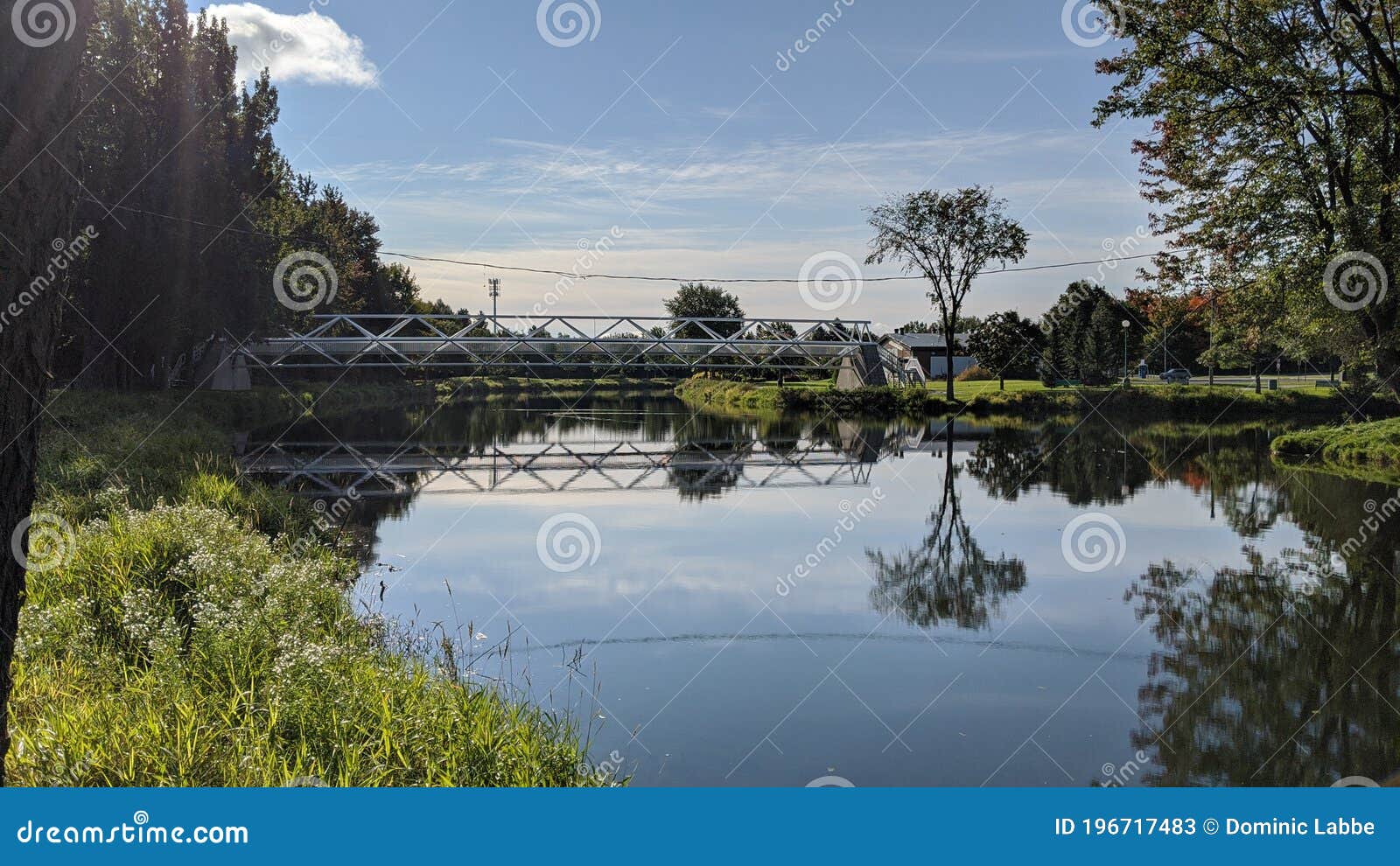 Reflection in Plessisville, Quebec Stock Image Image of canada