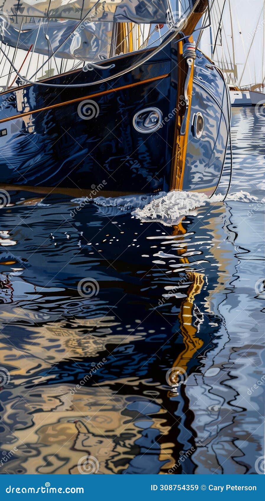 reflections on the deep blue: a sailboat's journey through wet s