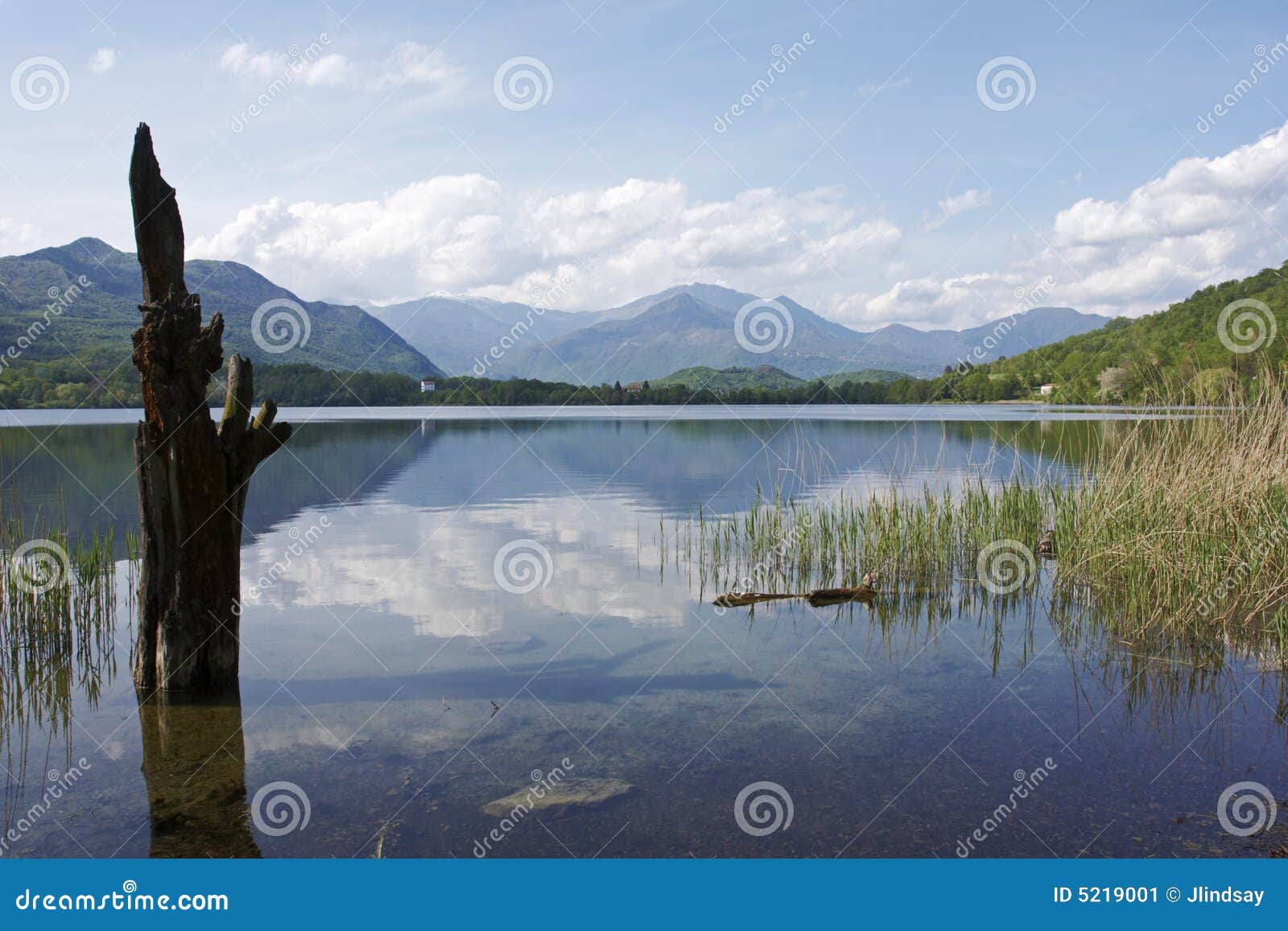 reflections in lagho piccolo, avigliana
