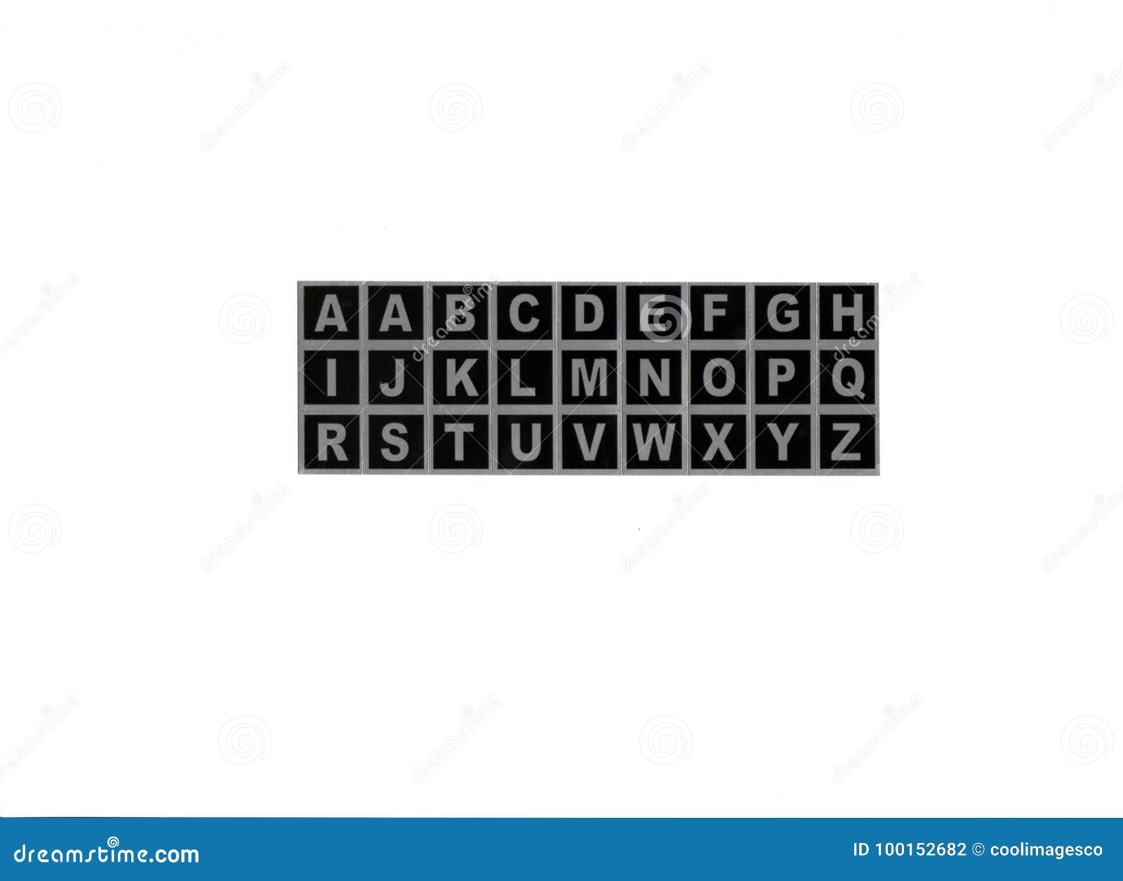 Reflective letters stock illustration. Illustration of icon - 100152682