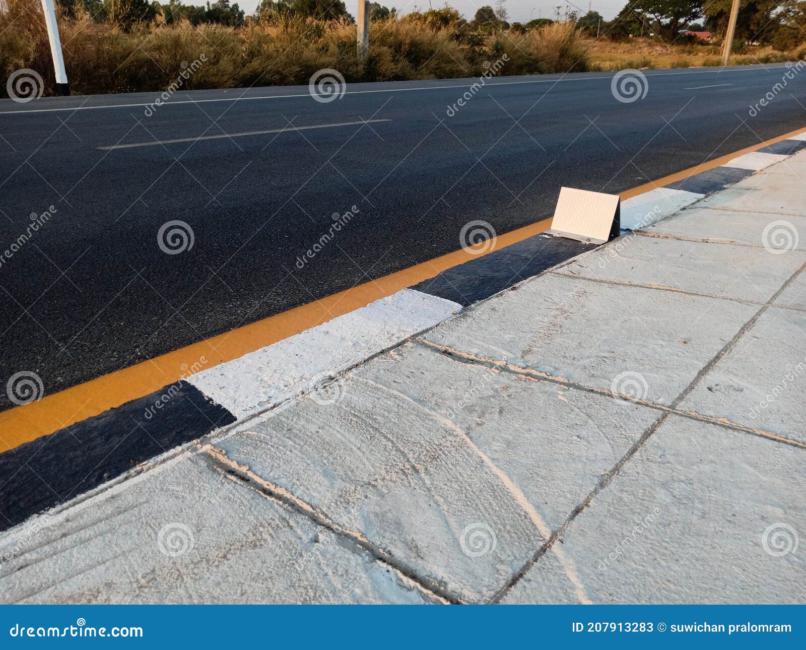 Reflective Target To Help Visibility in Driving Stock Image Image of