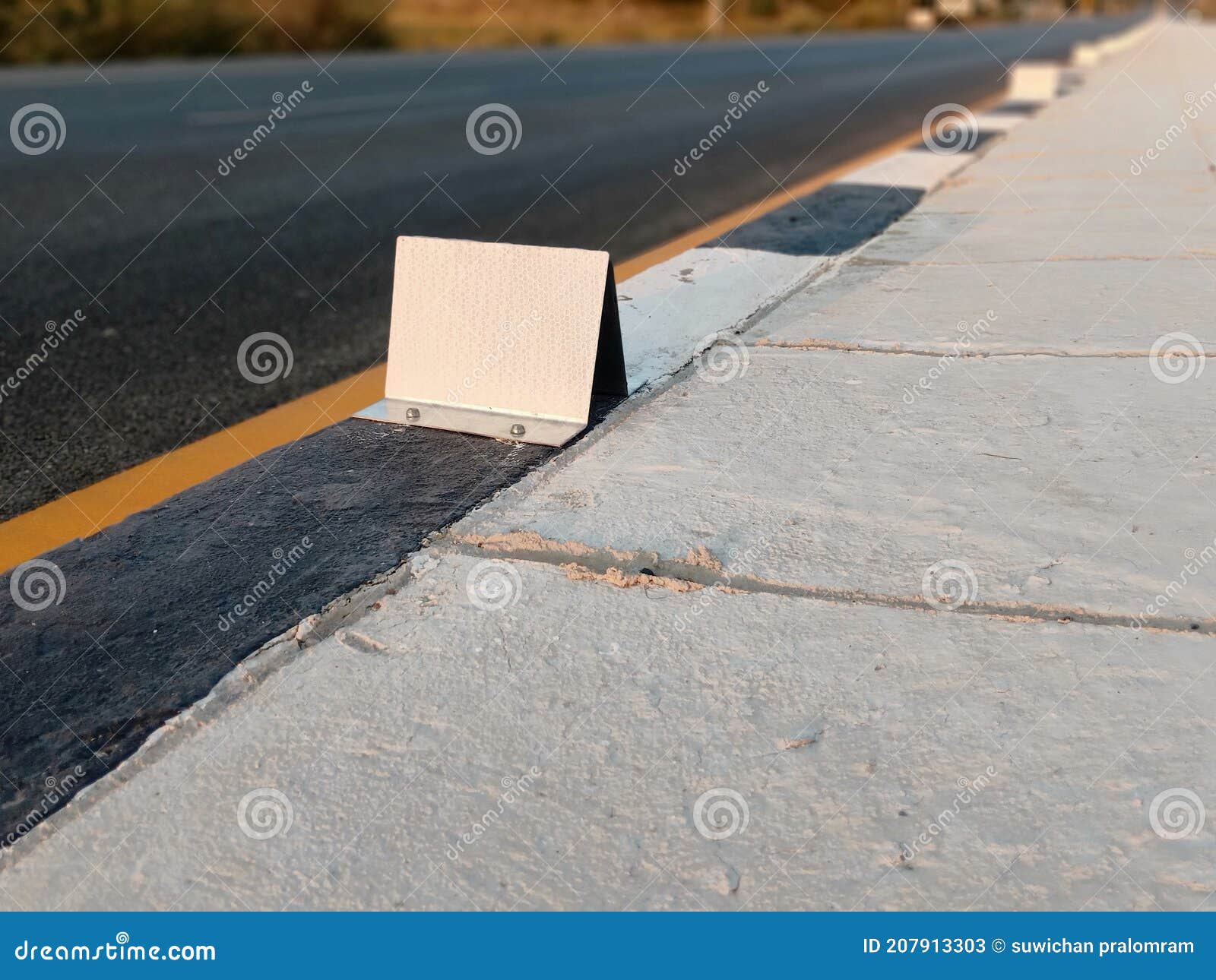 Reflective Target To Help Visibility in Driving Stock Image Image of