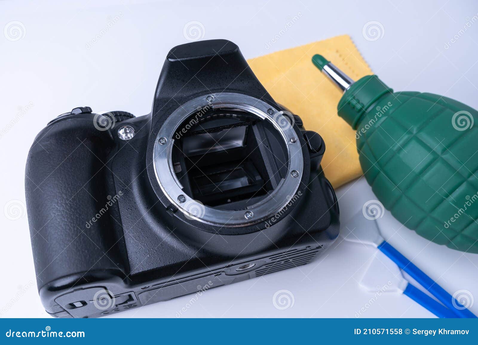 Reflex Camera Cleaning Tools on White Background Stock Photo Image of cleaner, objective
