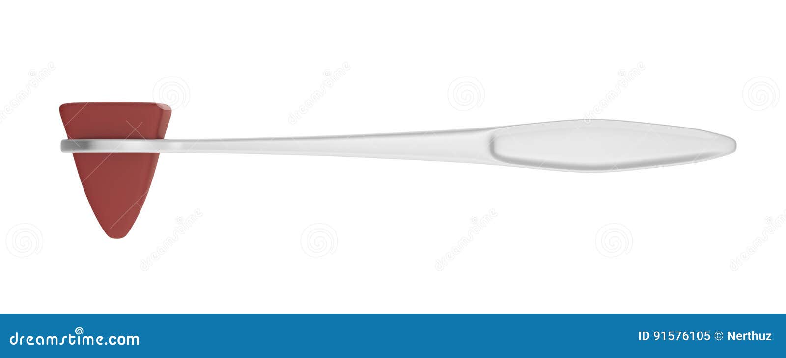 Reflex Hammer Isolated stock illustration. Illustration of medical