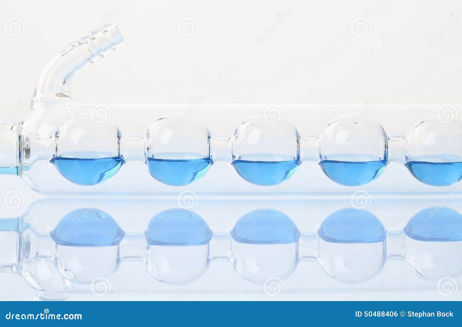 Reflux condenser stock photo. Image of fluid, science 50488406