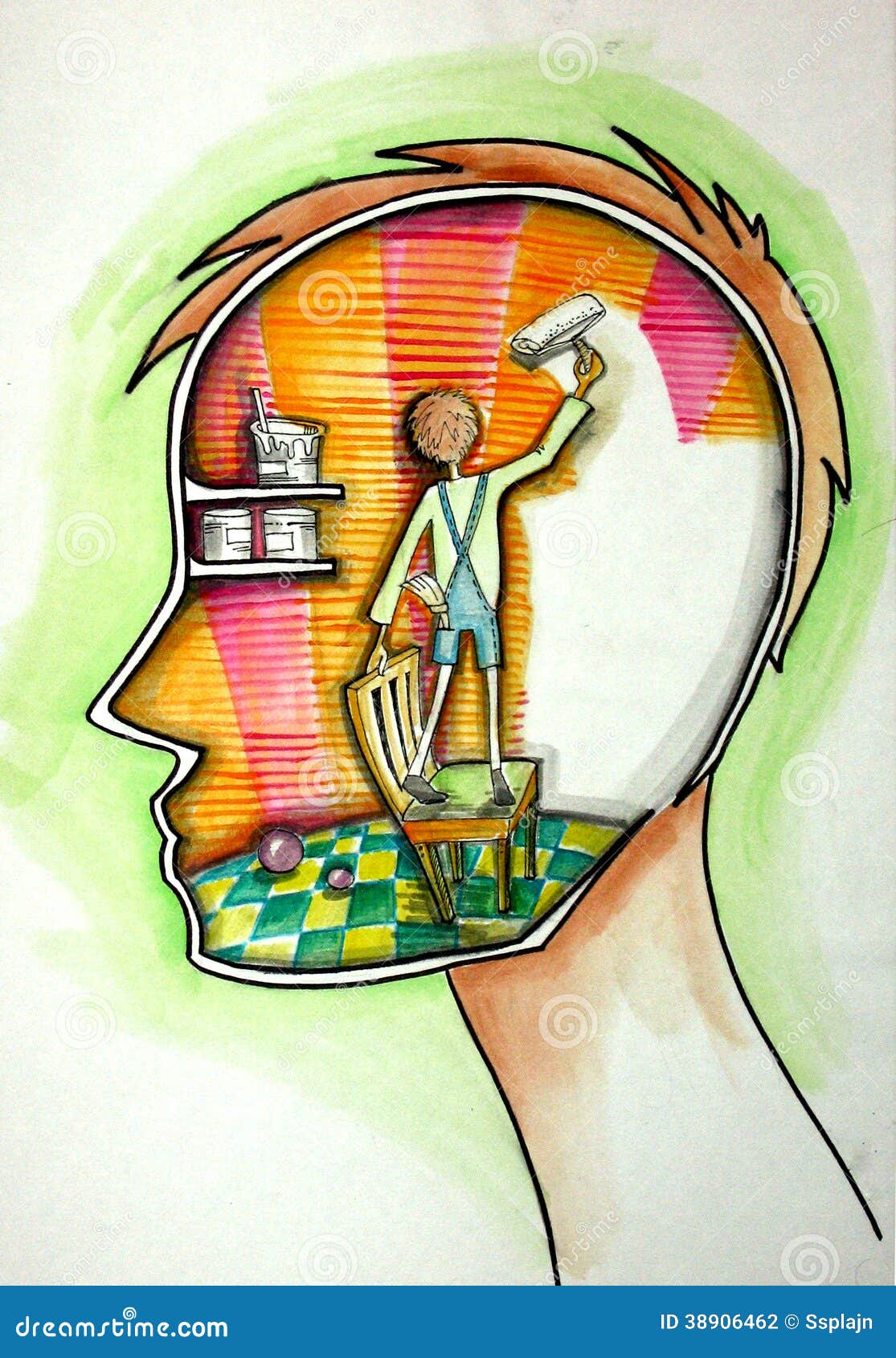 Reform Of Mind Stock Illustration Illustration Of Head Reform Of Mind Stock Illustration Illustration Of Head