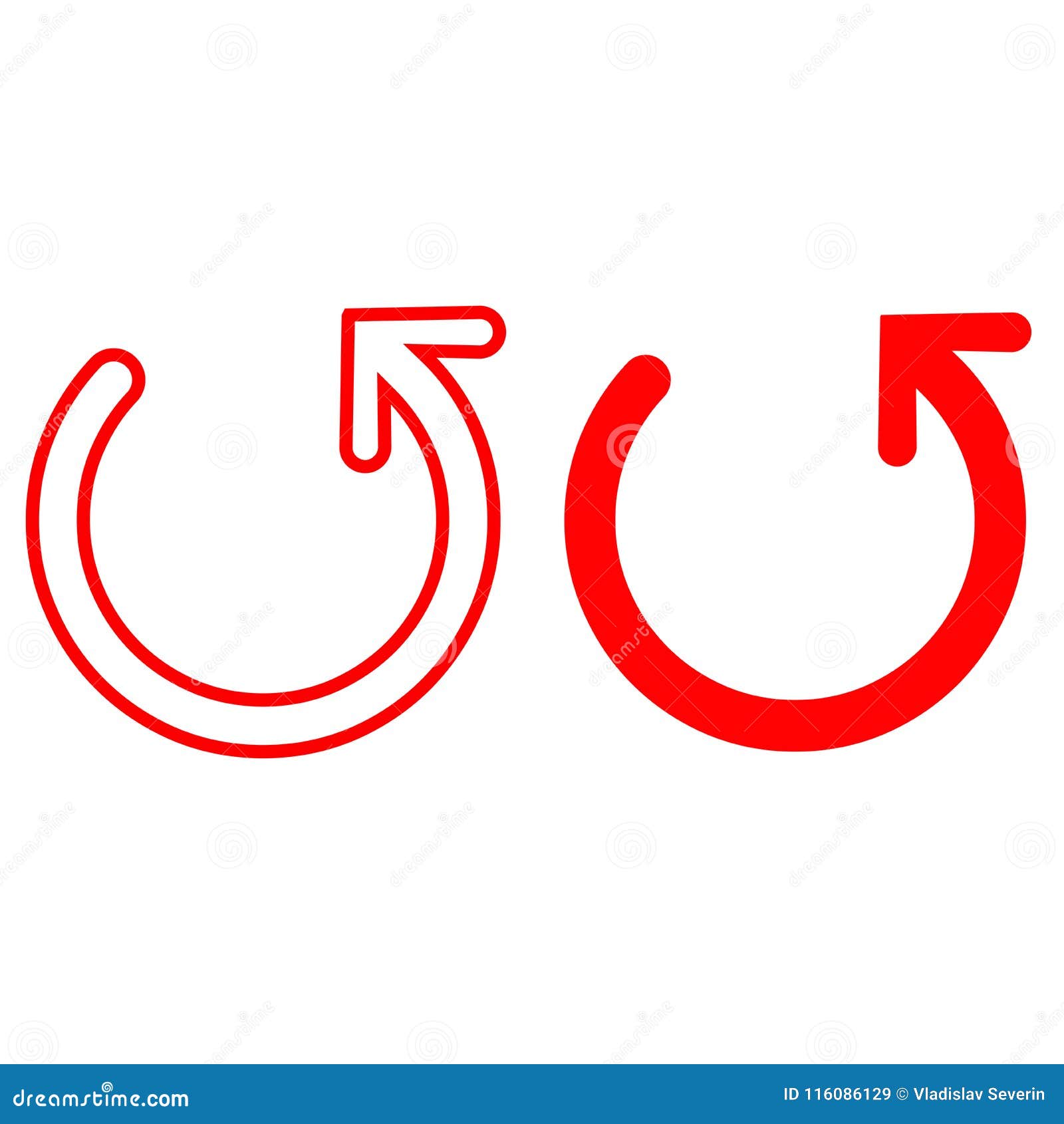 Refresh circle web icon stock illustration. Illustration of dimensions